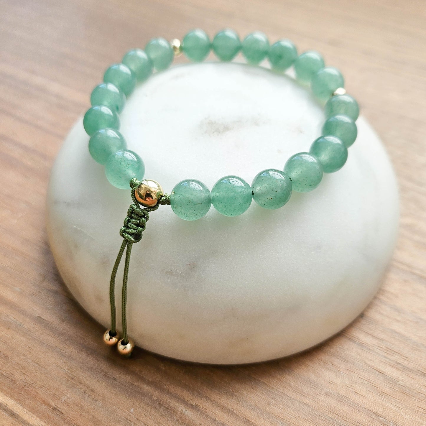 東菱玉 Aventurine(圓珠手繩)