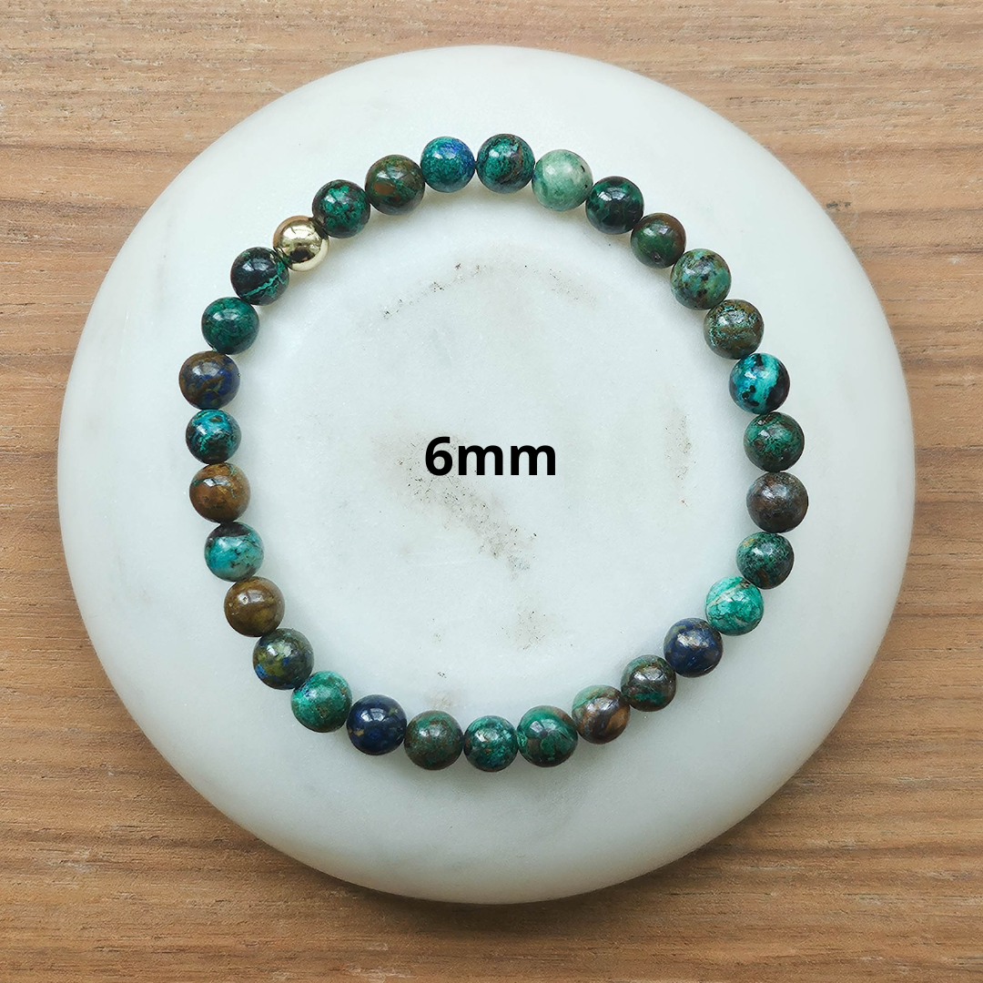 鳳凰石 Chrysocolla(6mm/10mm手鏈)
