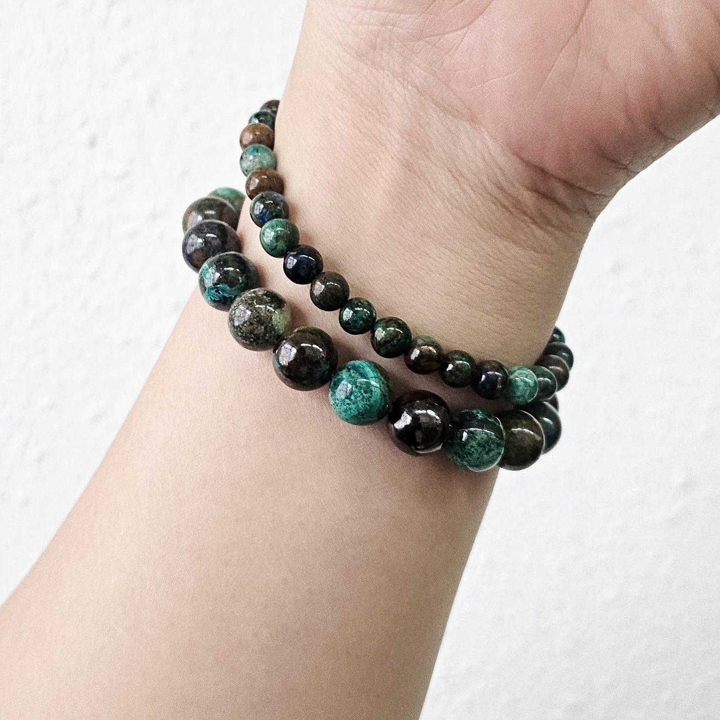 鳳凰石 Chrysocolla(6mm/10mm手鏈)