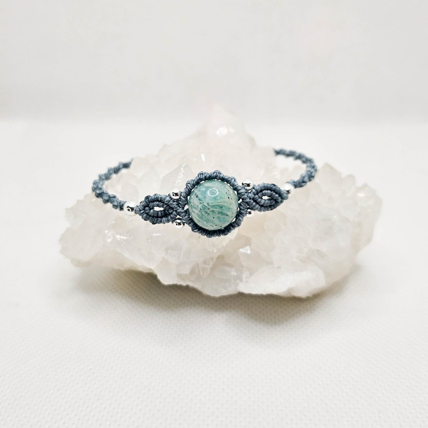 天河石 Amazonite(圓珠/Macrame編織手繩)
