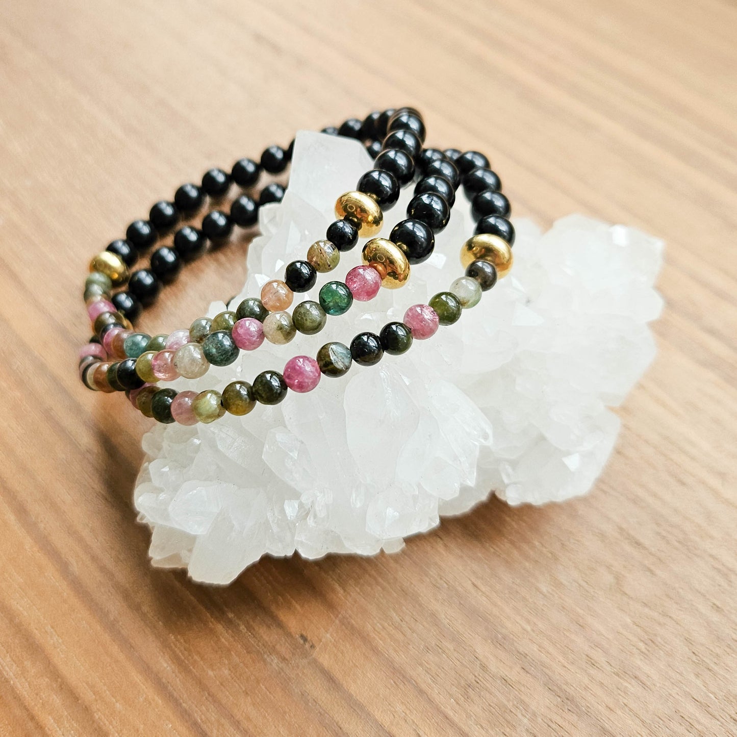 黑彩碧壐 Tourmaline(手鏈)