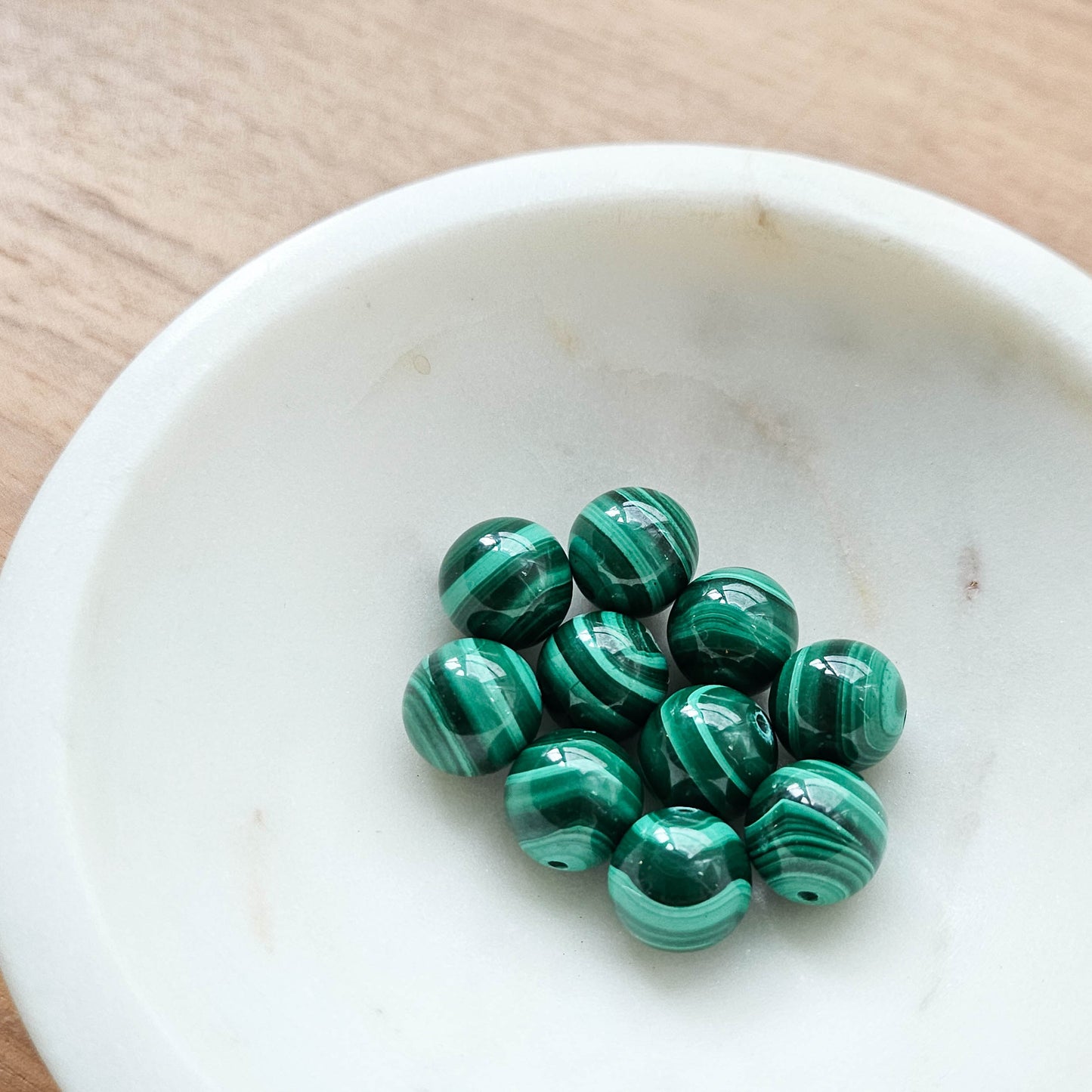 孔雀石 Malachite(圓珠/Macrame編織手繩)