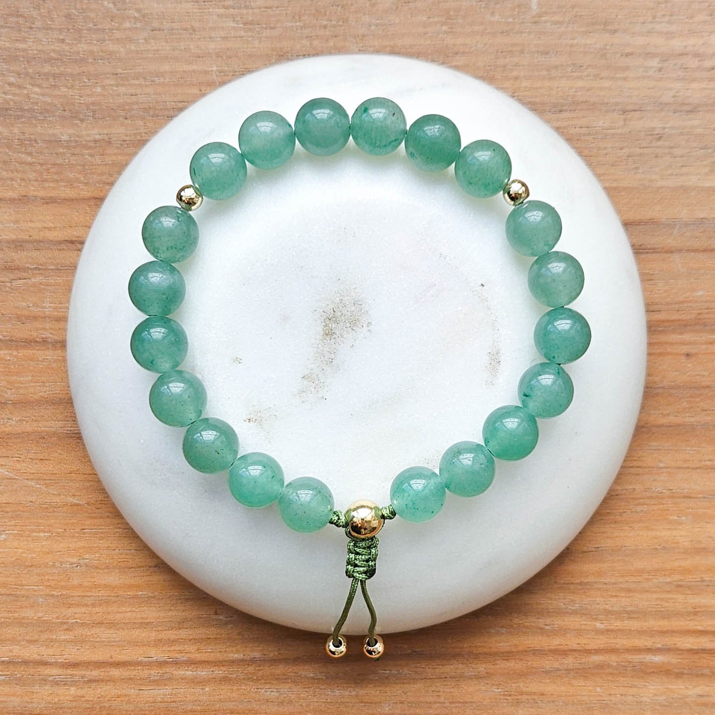 東菱玉 Aventurine（圓珠手繩）
