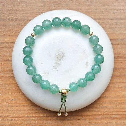 東菱玉 Aventurine（圓珠手繩）