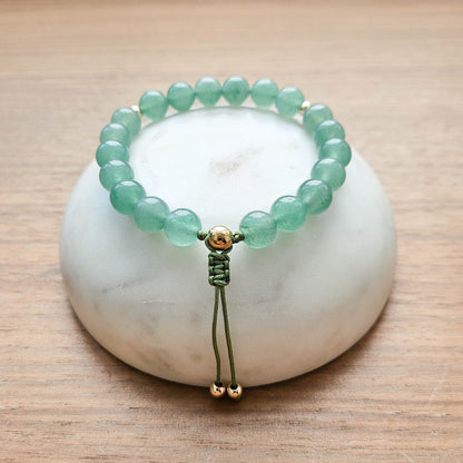 東菱玉 Aventurine（圓珠手繩）