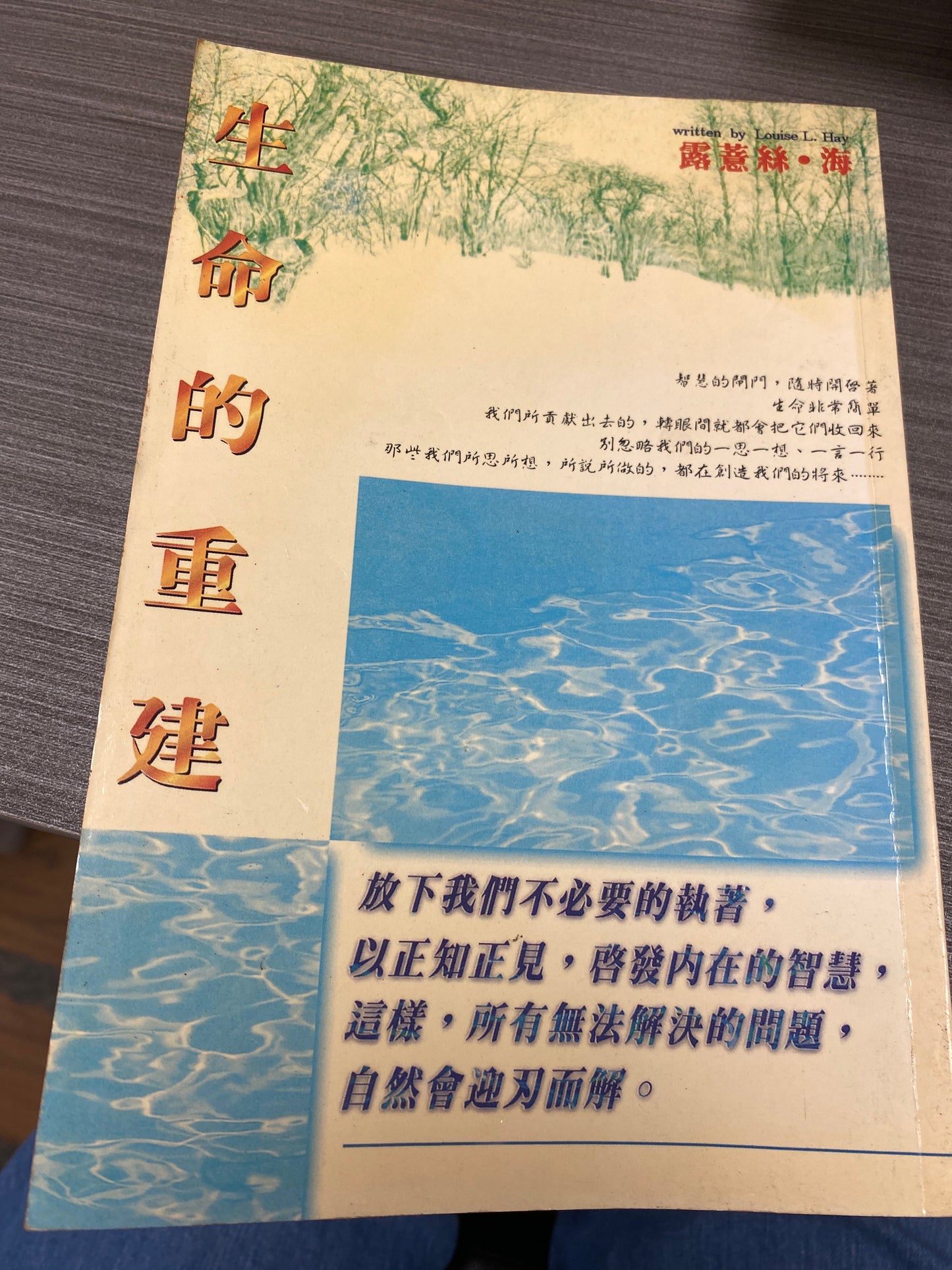 [二手書 - 072] 生命的重建