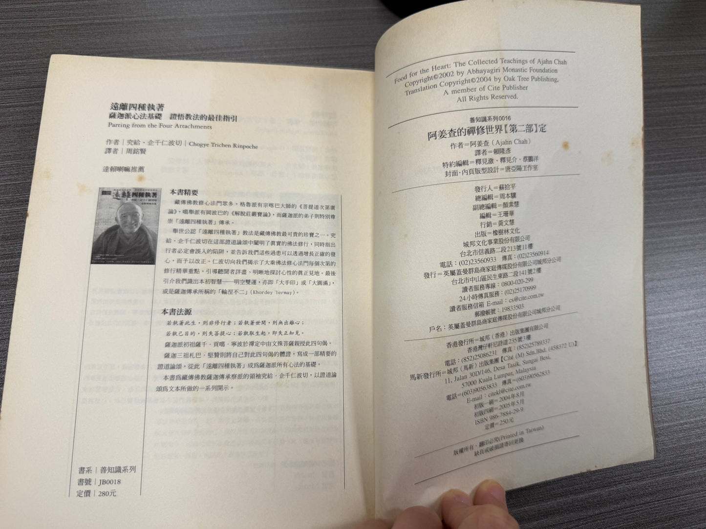 [二手書 - 095] 阿姜查的禪修世界 「第二部」定