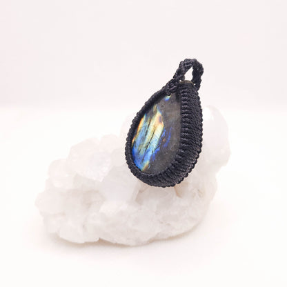 拉長石 Labradorite（頸鏈）[1201-Lb03]