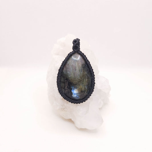 拉長石 Labradorite（頸鏈）[1201-Lb04]