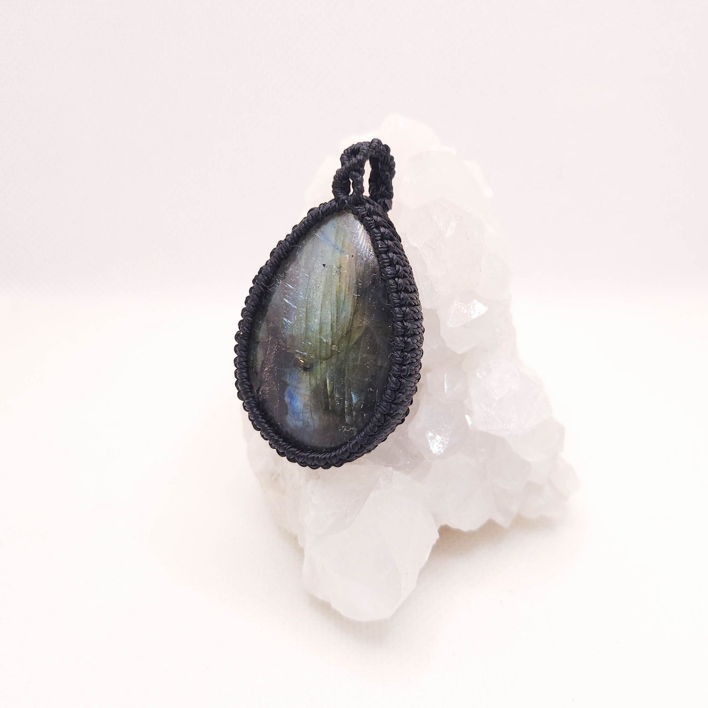 拉長石 Labradorite（頸鏈）[1201-Lb04]