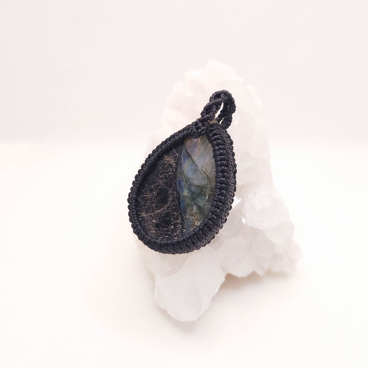 拉長石 Labradorite（頸鏈）[1201-Lb04]