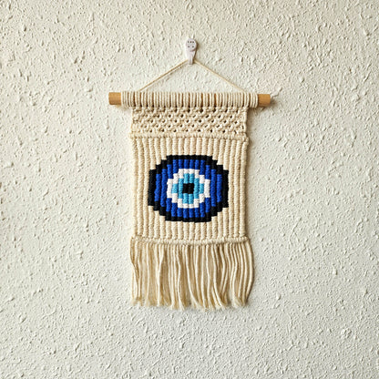 [PixelArt] 土耳其藍眼 Wall Hanging