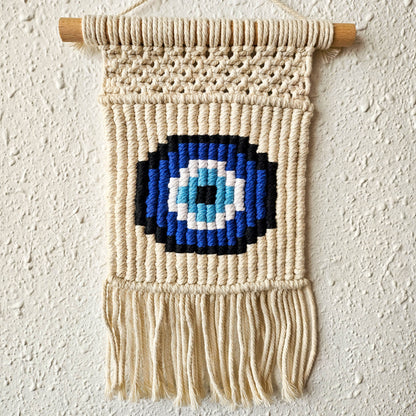 [PixelArt] 土耳其藍眼 Wall Hanging