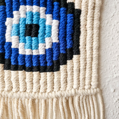 [PixelArt] 土耳其藍眼 Wall Hanging