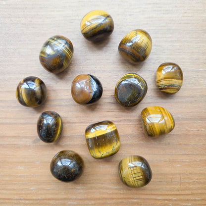 [隨機出貨] 虎眼石 Tiger's Eye（滾石）