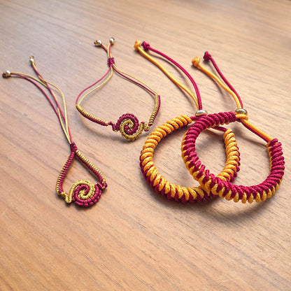 赤馬金龍手繩/護身符(出外/交通平安)