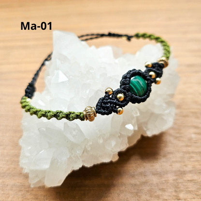孔雀石 Malachite（手繩）[0504]