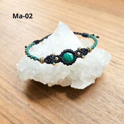 孔雀石 Malachite（手繩）[0504]