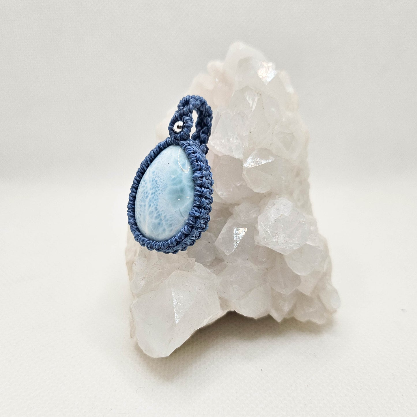 海紋石 Larimar（頸鏈）[0406-Lr03]