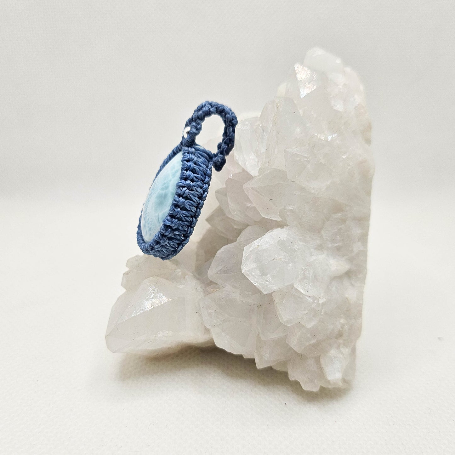 海紋石 Larimar（頸鏈）[0406-Lr03]