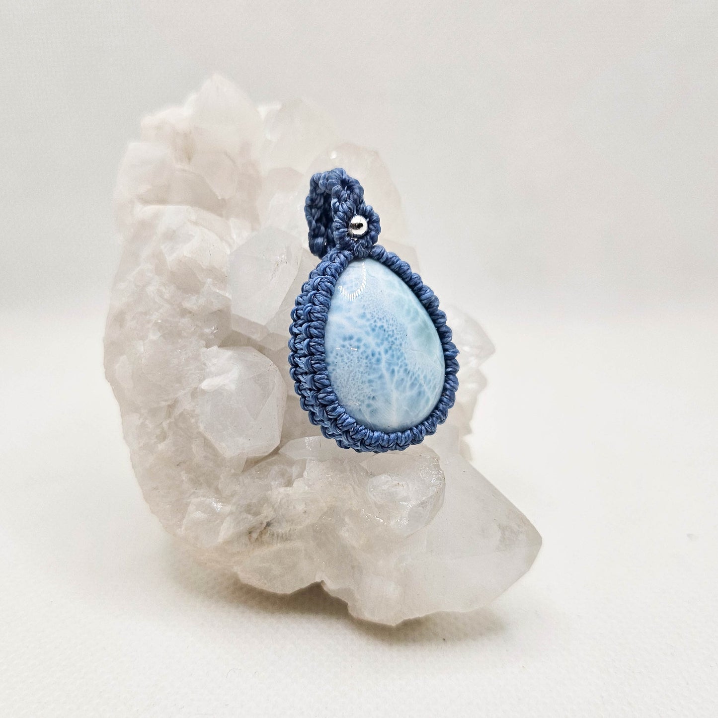 海紋石 Larimar（頸鏈）[0406-Lr03]