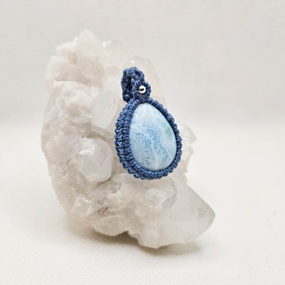 海紋石 Larimar（頸鏈）[0406-Lr03]