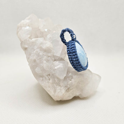 海紋石 Larimar（頸鏈）[0406-Lr03]