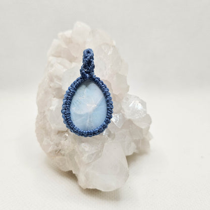 海紋石 Larimar（頸鏈）[0406-Lr03]