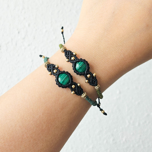 孔雀石 Malachite（手繩）[0504]