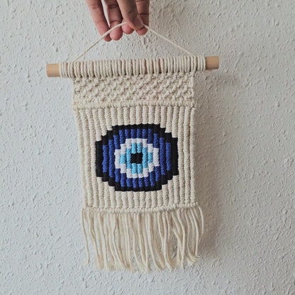 [PixelArt] 土耳其藍眼 Wall Hanging